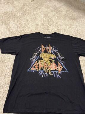 Def Leppard Black Tee